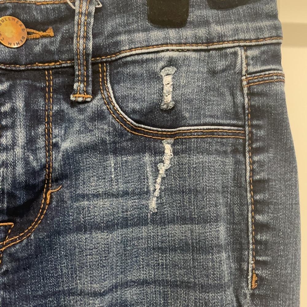 Pacsun bullhead dark ripped jeans size 25 - Picture 5 of 9